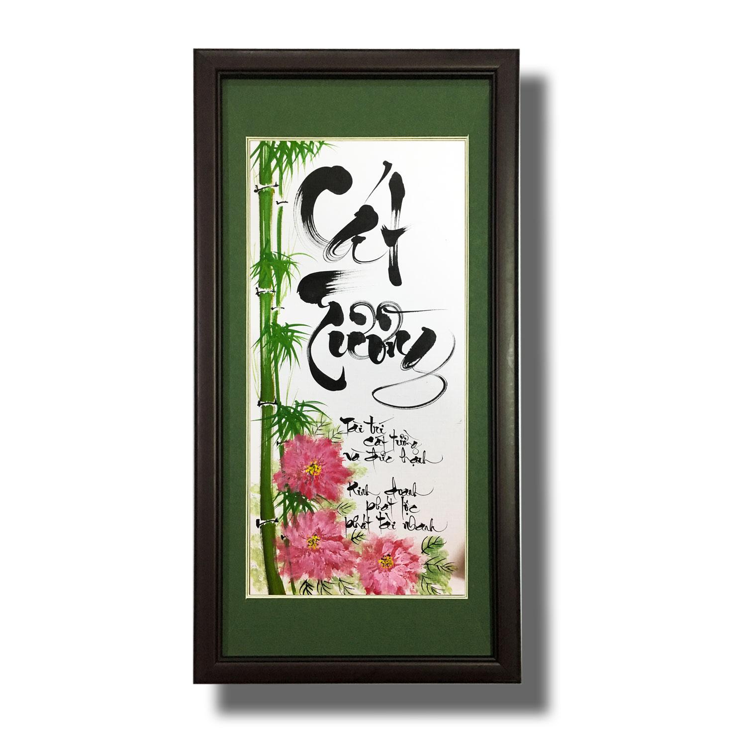 Tranh thư pháp - Chữ Sống 05 - Tranh Minh Hiền