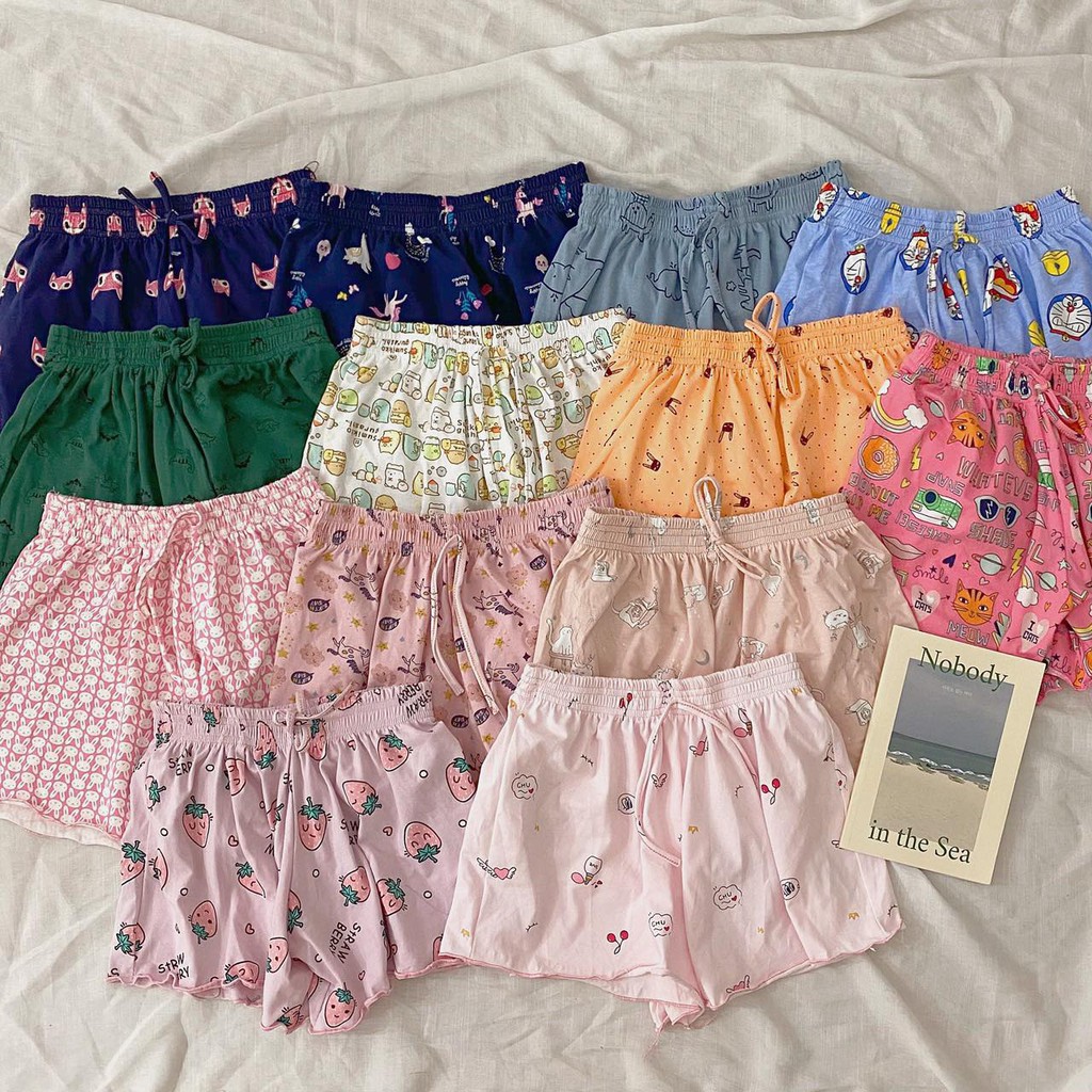 Quần đùi chất cotton Thái CUTE cho nữ