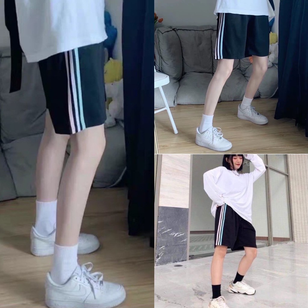 Quần Đùi Short Ba Sọc Quần Short Unisex