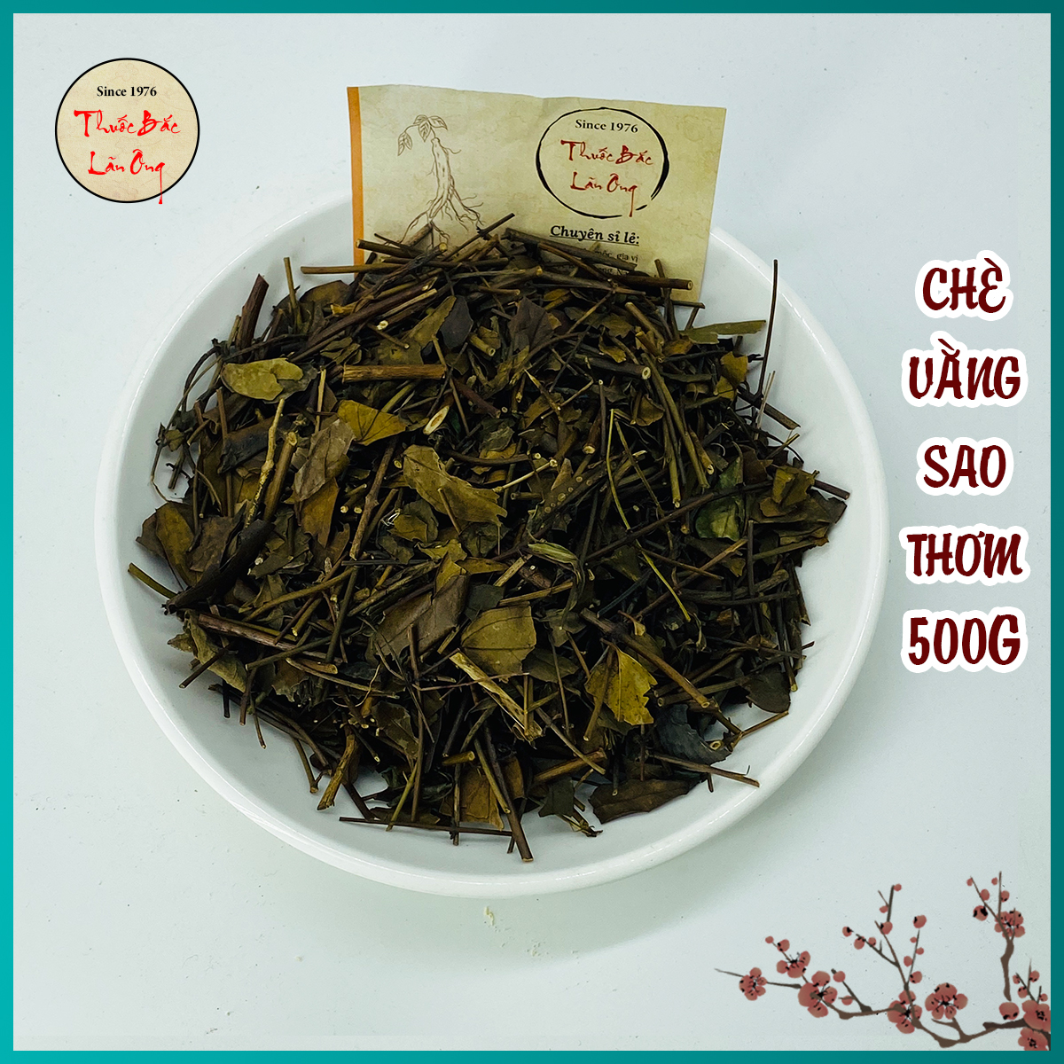 500g chè vằng lá sẻ sao thơm hàng loại 1