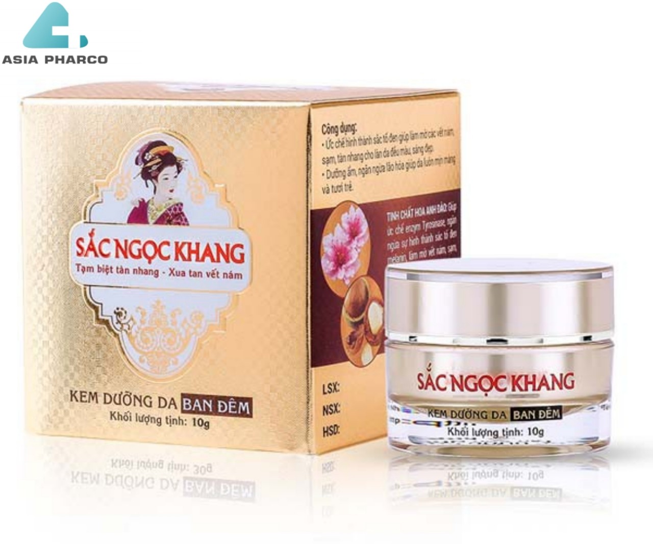 [HCM]Kem Dưỡng Da Sắc Ngọc Khang (lọ 10gr)