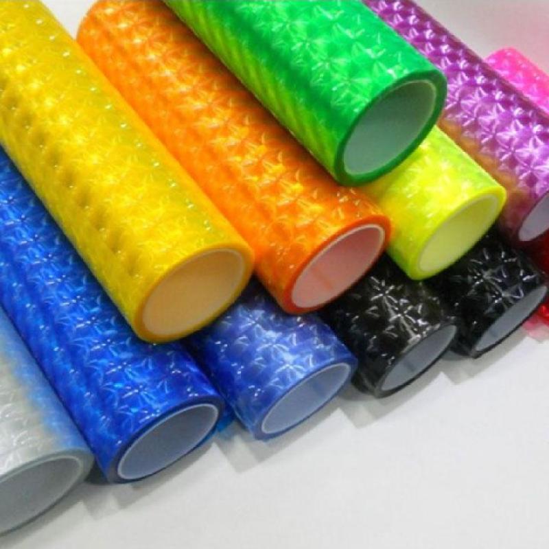 Phim Đề Can Mắt Mèo 3D Dán Đèn Xe Tạo Màu Sắc Chống Xước 30x60cm
