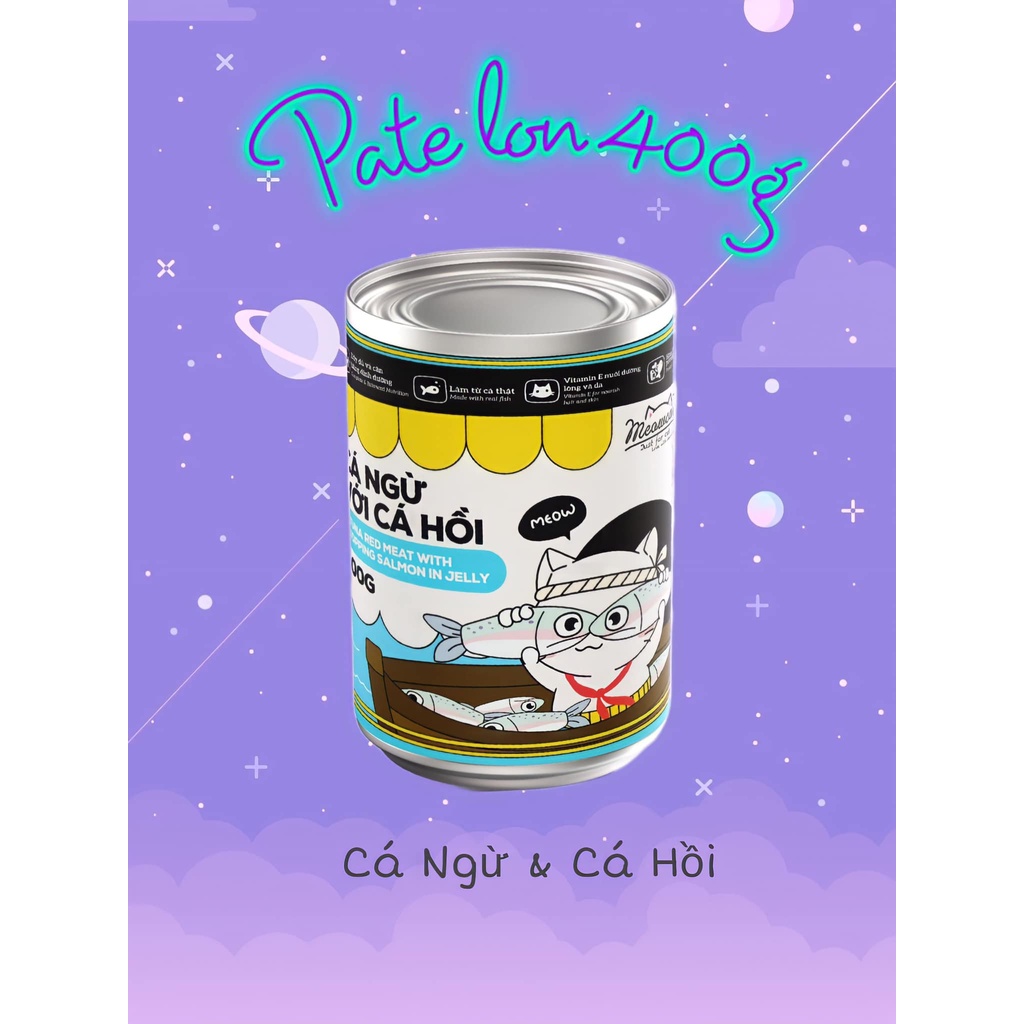 Pate Mèo Meowcat 400g, Pate Cho Mèo Mọi Lứa Tuổi