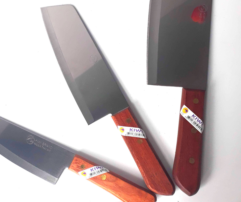[HCM][CAM KẾT CHÍNH HÃNG] TRỌN BỘ DAO KIWI THÁI LAN CAO CẤP CÁN GỖ