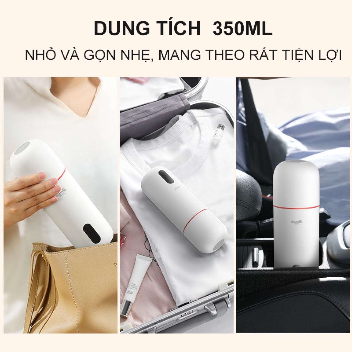 Bình đun siêu tốc Kiêm Bình Giữ Nhiệt Deerma DR035S