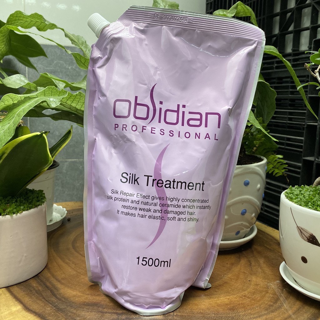 Hấp dầu dưỡng tóc siêu mềm mượt Obsidian Silk Treatment