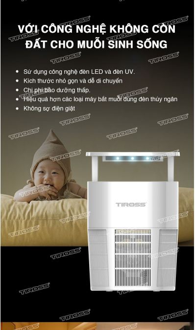 Đèn Bắt Muỗi Tiross TS8811