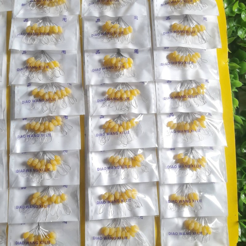 (Combo 10 bịch ) Hạt chặn phao câu cá 15 hạt 1 bịch