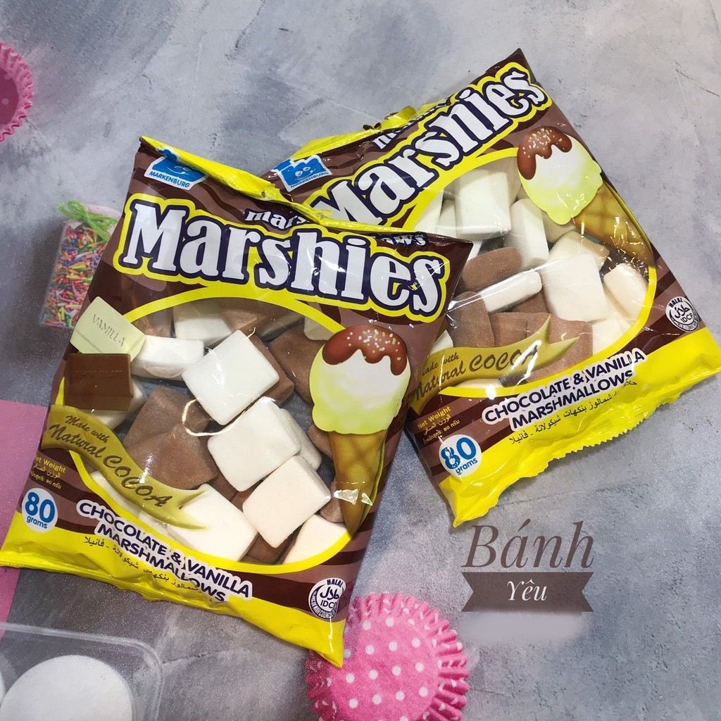 Kẹo xốp Socola Marshmallow (80g)