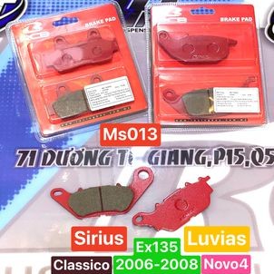 BỐ THẮNG MÁ PHANH RCB XE SIRIUS - NOUVO 4 - LUVIAS - TAURUS - CLASSICO CHÍNH HÃNG RACING BOY