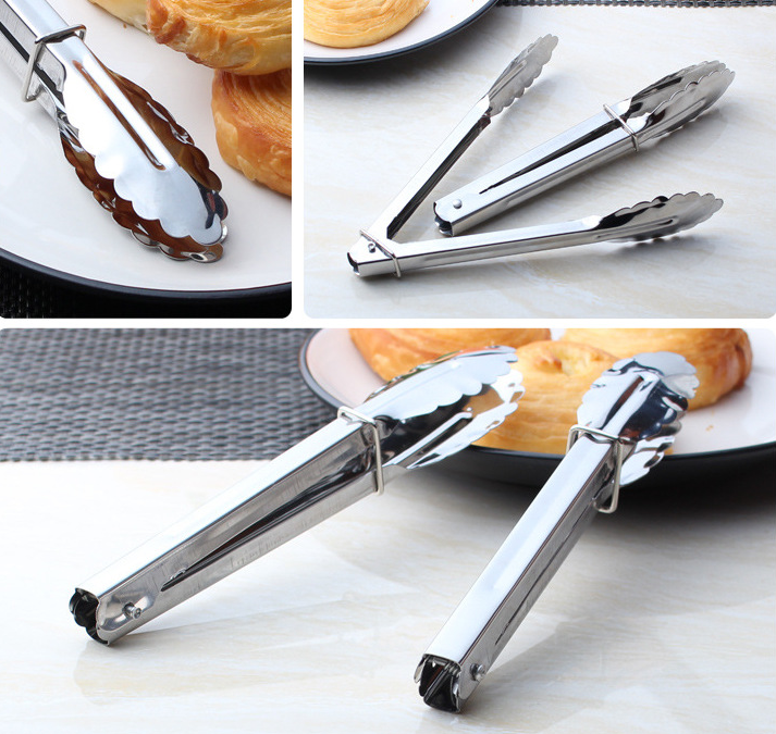 Kẹp inox cao cấp gắp thực phẩm nóng lạnh