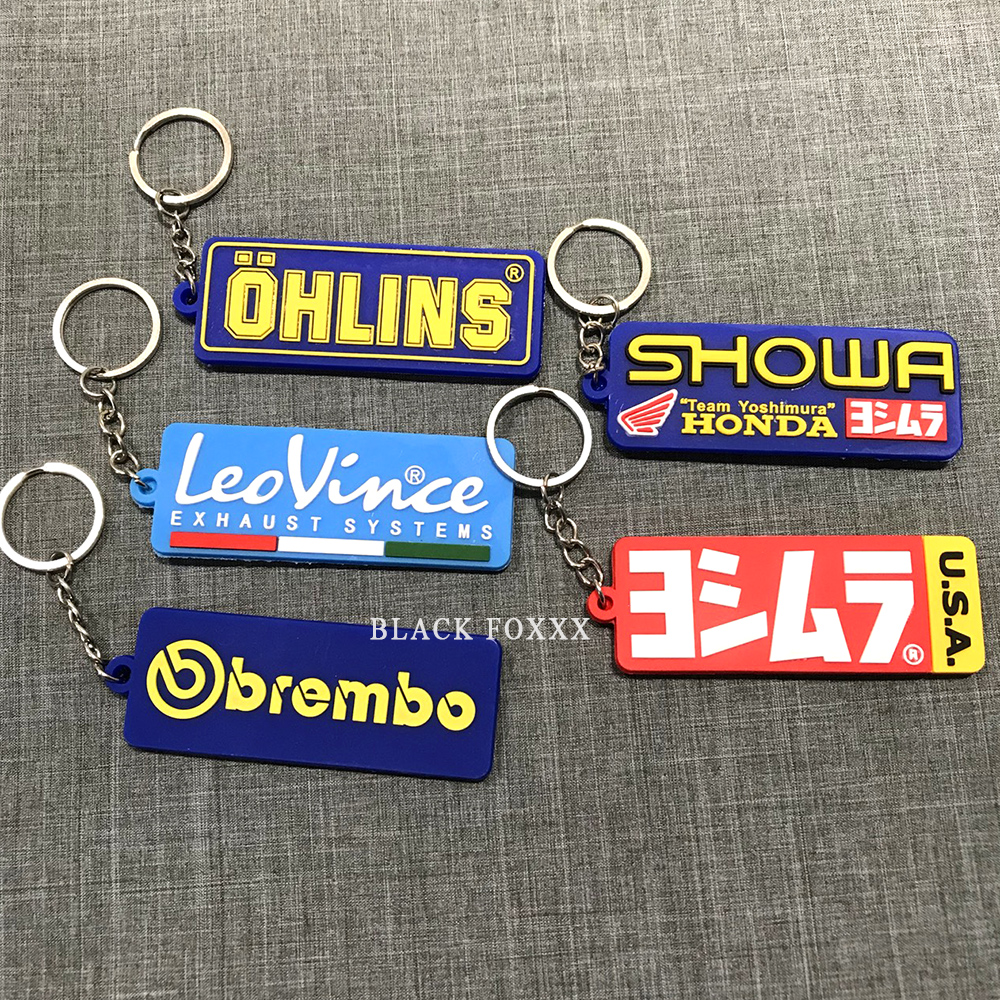 [HCM]Móc Khóa Logo Cao Su Trang Trí Xe [ 1 chiếc ]