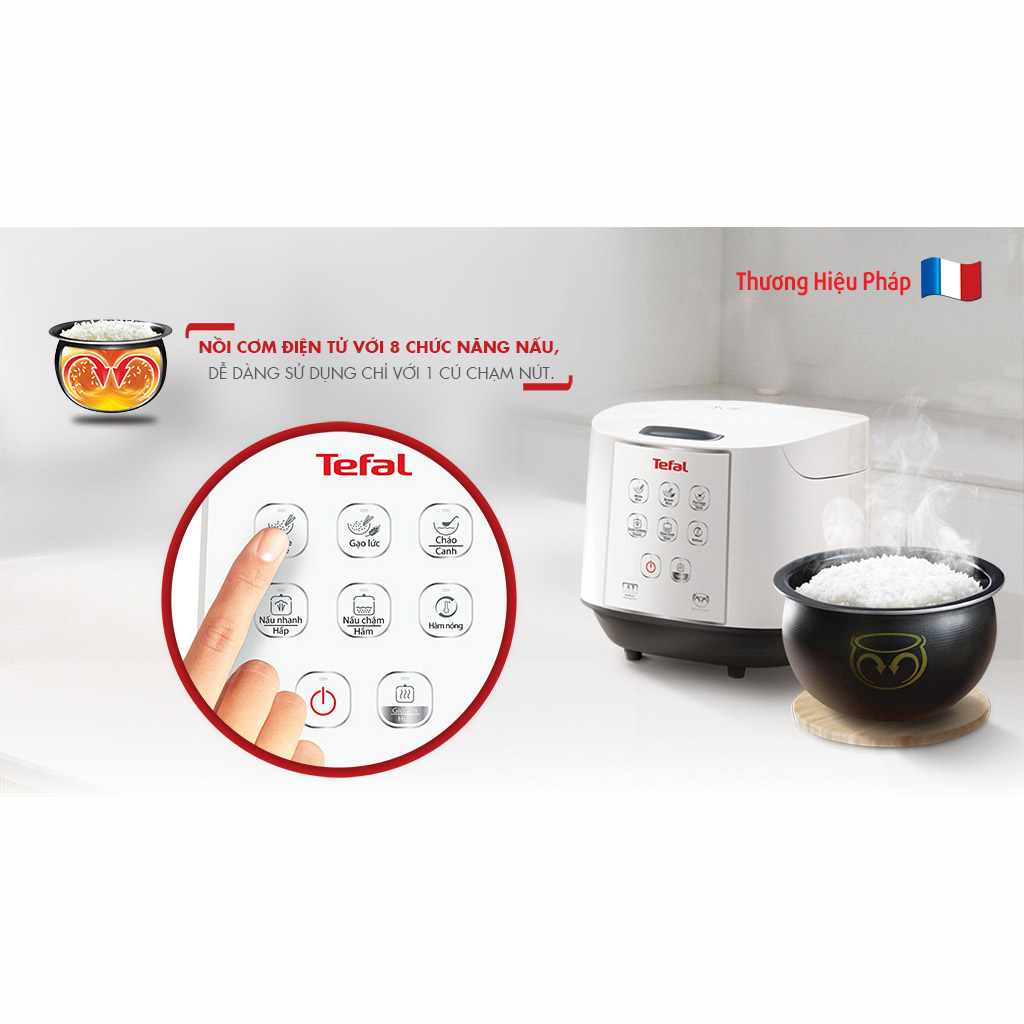 Nồi Cơm Điện Tefal RK732168 - 1.8 Lít