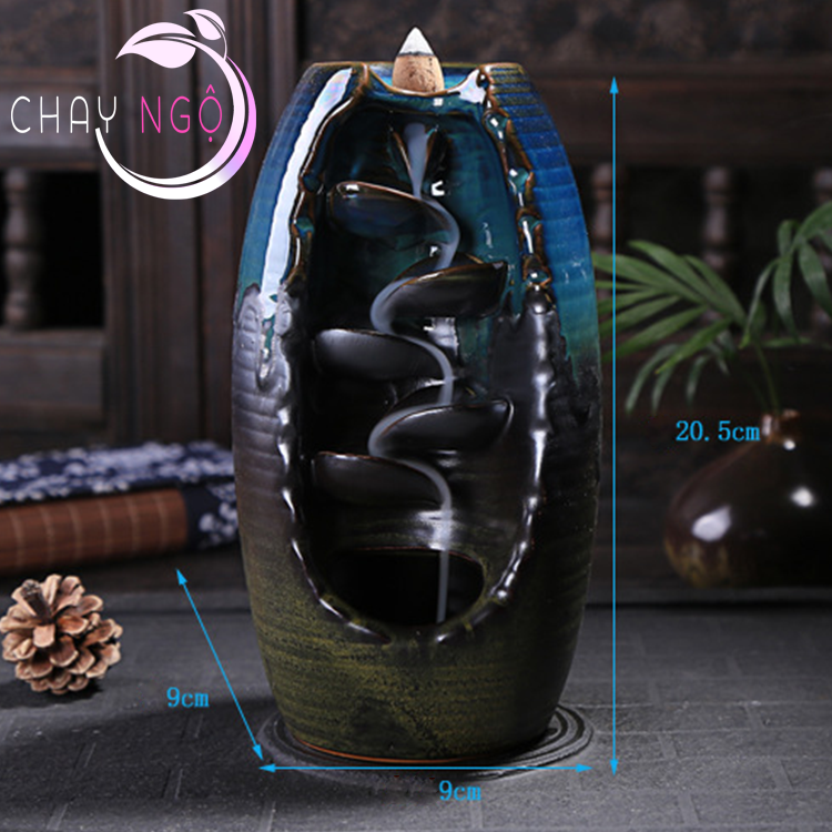 Thác khói trầm hương cao cấp phân tầng cản gió