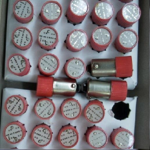 BÓNG LED 24V DC/AC ĐUÔI GÀI 9MM BA9S MÀU ĐỎ