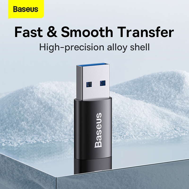 [USB => TYPE C] - Đầu chuyển đổi Baseus từ đầu USB - Type C
