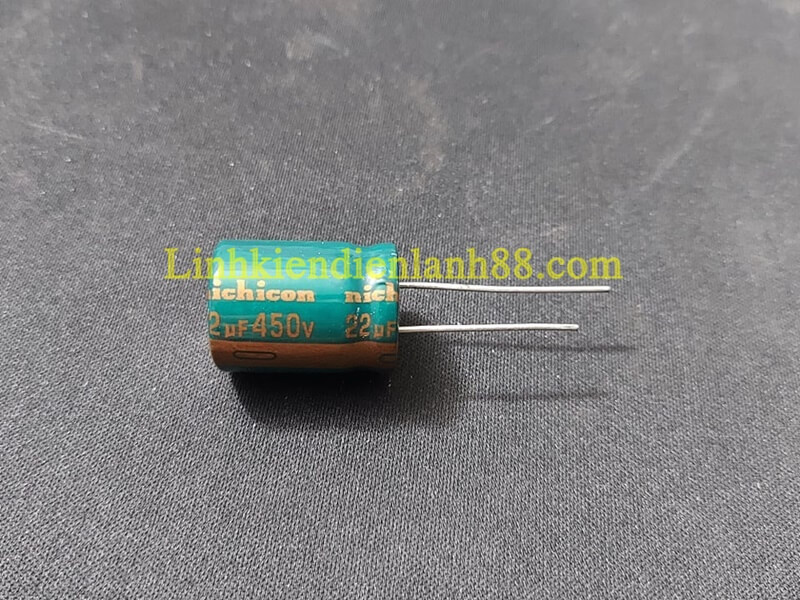 10 cái tụ hóa 22uf 450v mới ! .