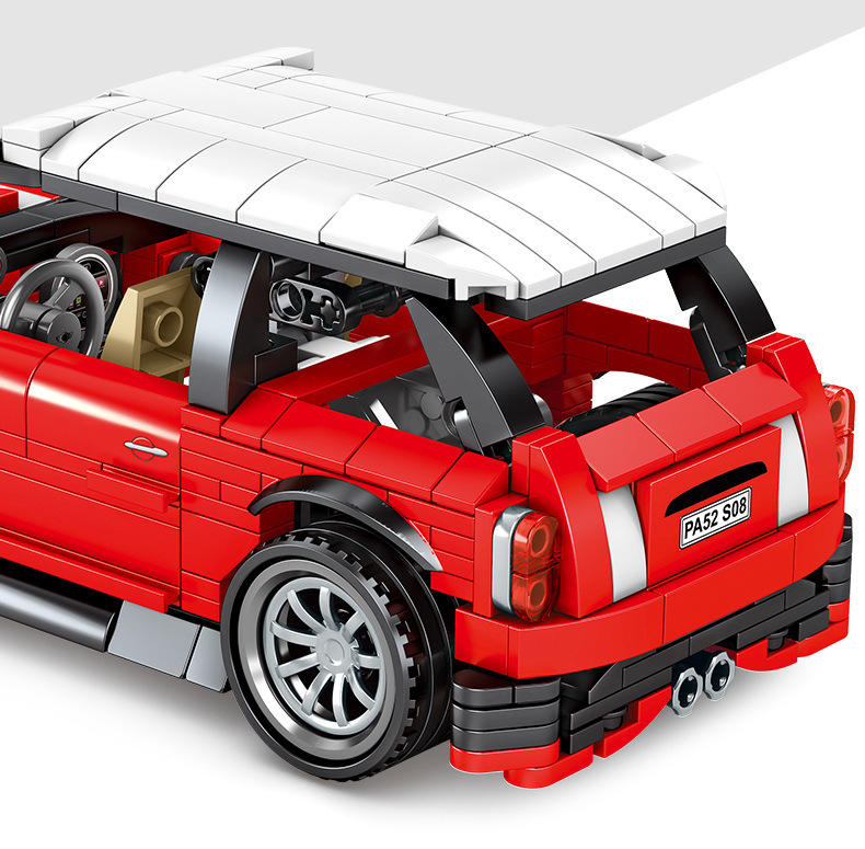 1046 Đồ chơi lắp ghép non-Lego xe Mini Cooper