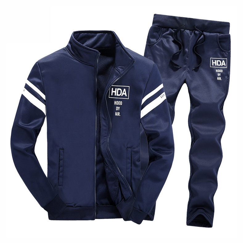 [Freeship MAX] Bộ Quần Áo Nỉ Nam Thu Đông Họa Tiết HDA Kiểu Dáng Thể Thao Năng Động Thời Trang Rich Man MEN QA 022