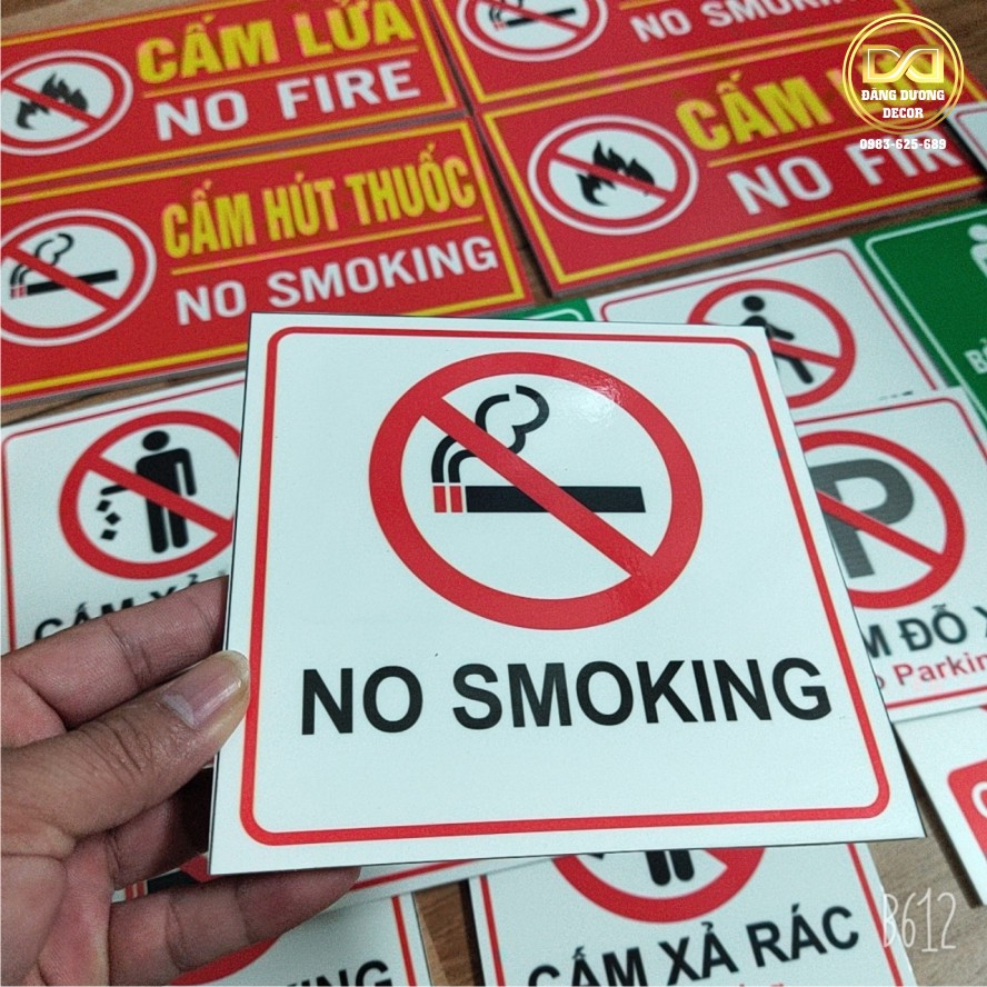 Biển cấm hút thuốc lá - No Smoking