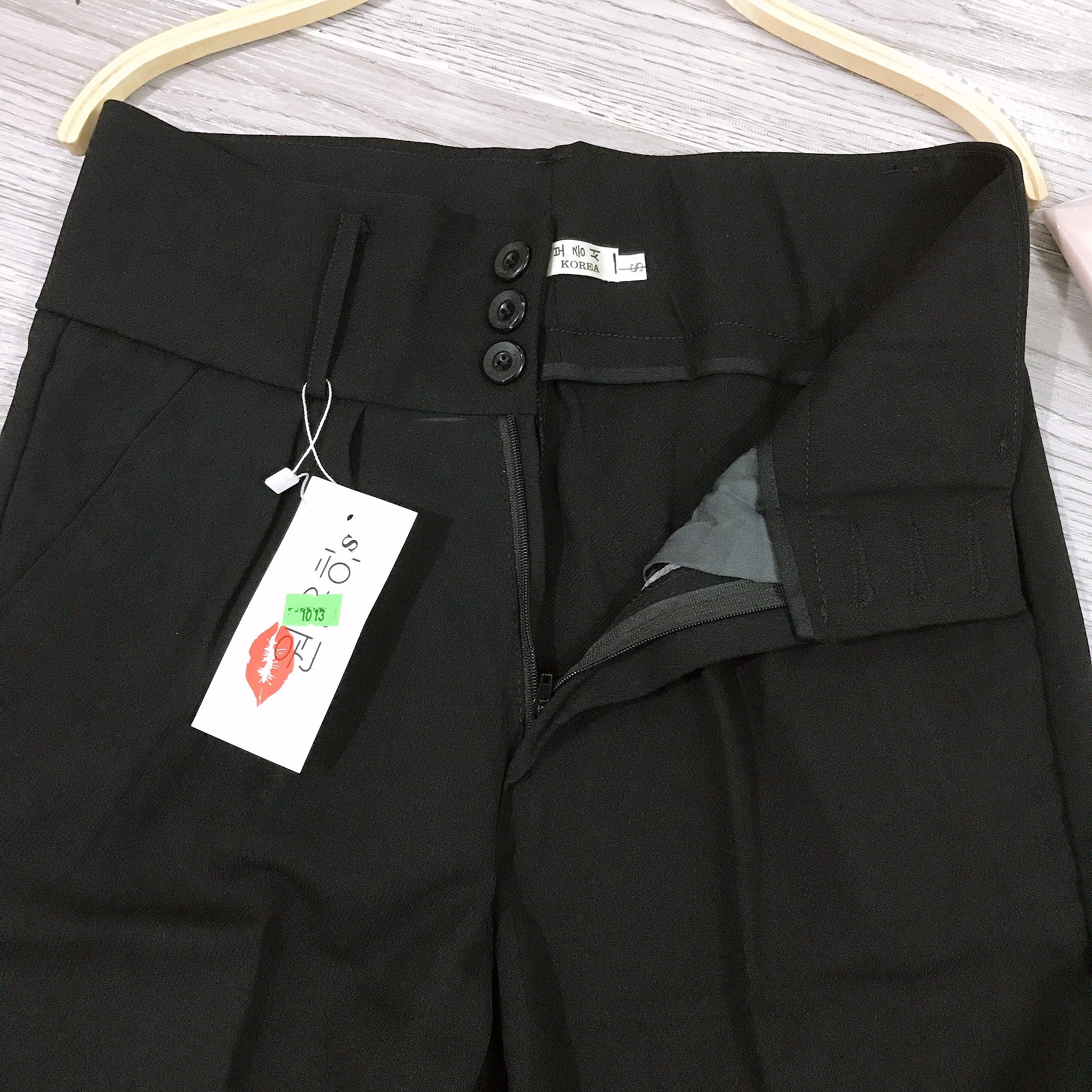 Quần Baggy Cạp Cao 3 cúc Siêu Đẹp