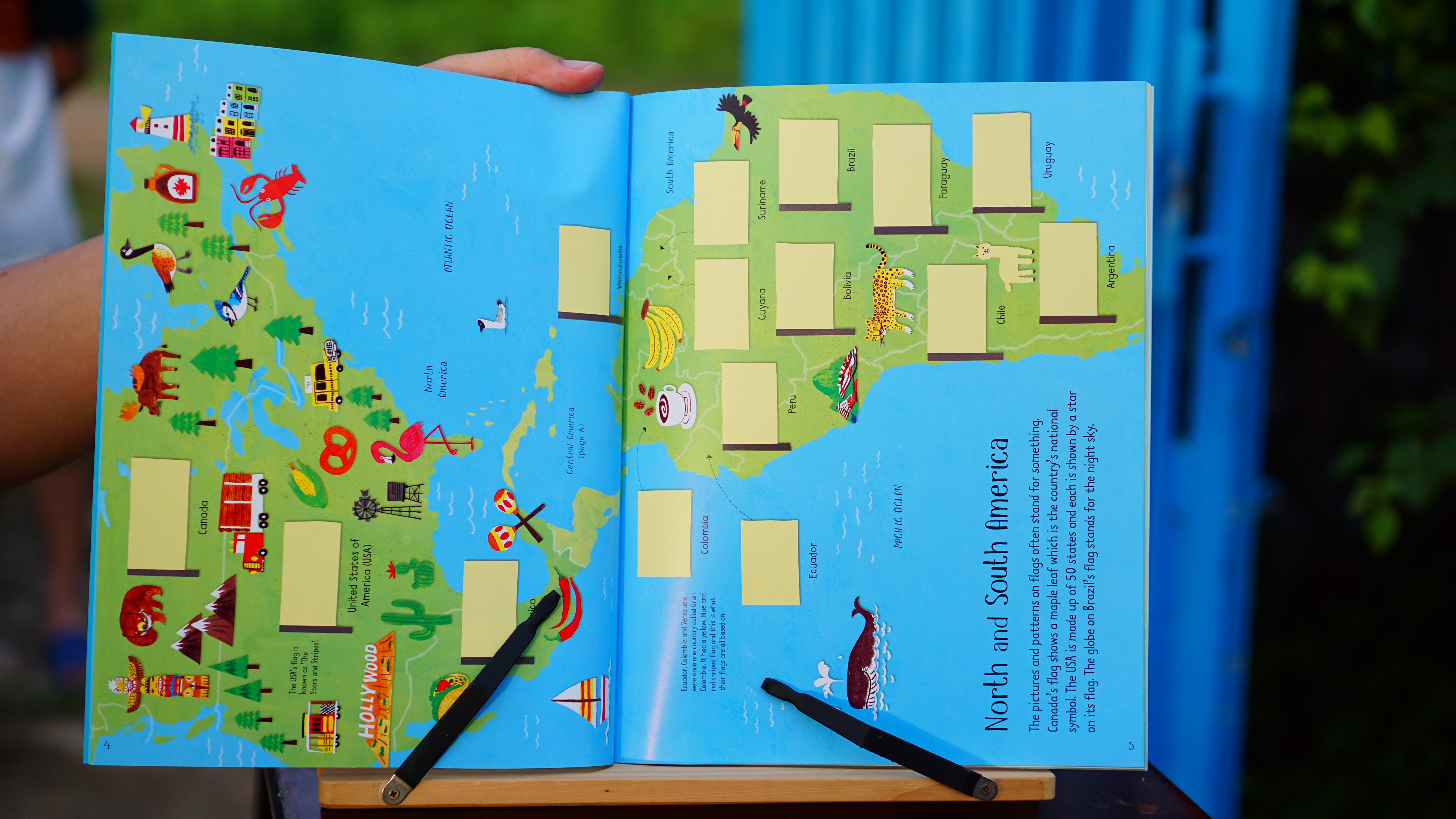 Sách Usborne First Sticker Book Flags