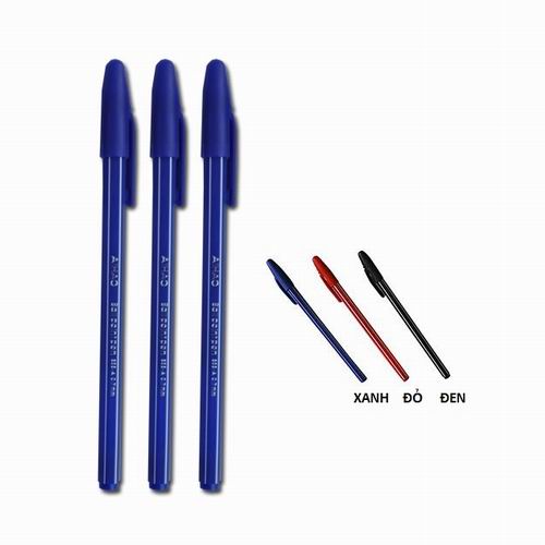 ( Combo 5 chiếc ) Bút Bi Aihao 555-A Màu  Đen - Màu Xanh .Văn phòng phẩm Bảo An