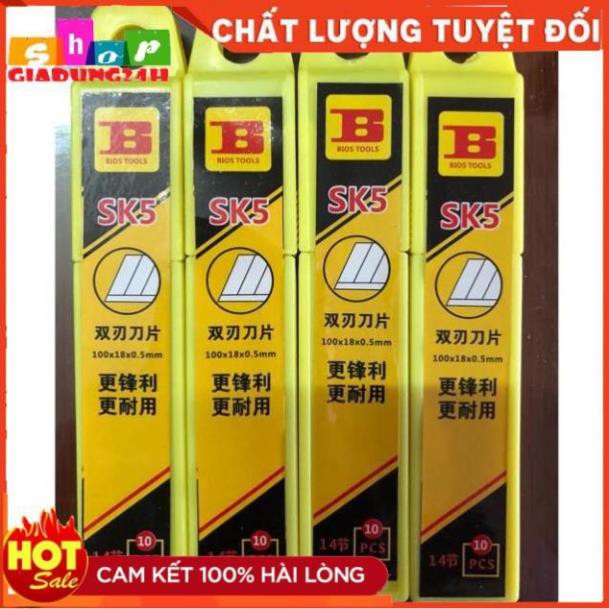 Hộp 10 Lưỡi Dao Dọc Giấy Bosi-Giadung24H