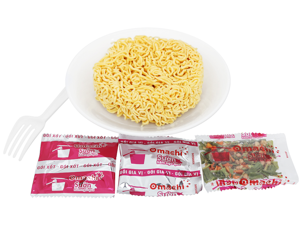 [Siêu thị VinMart] - Mì Omachi sườn hầm ngũ quả hộp 92g