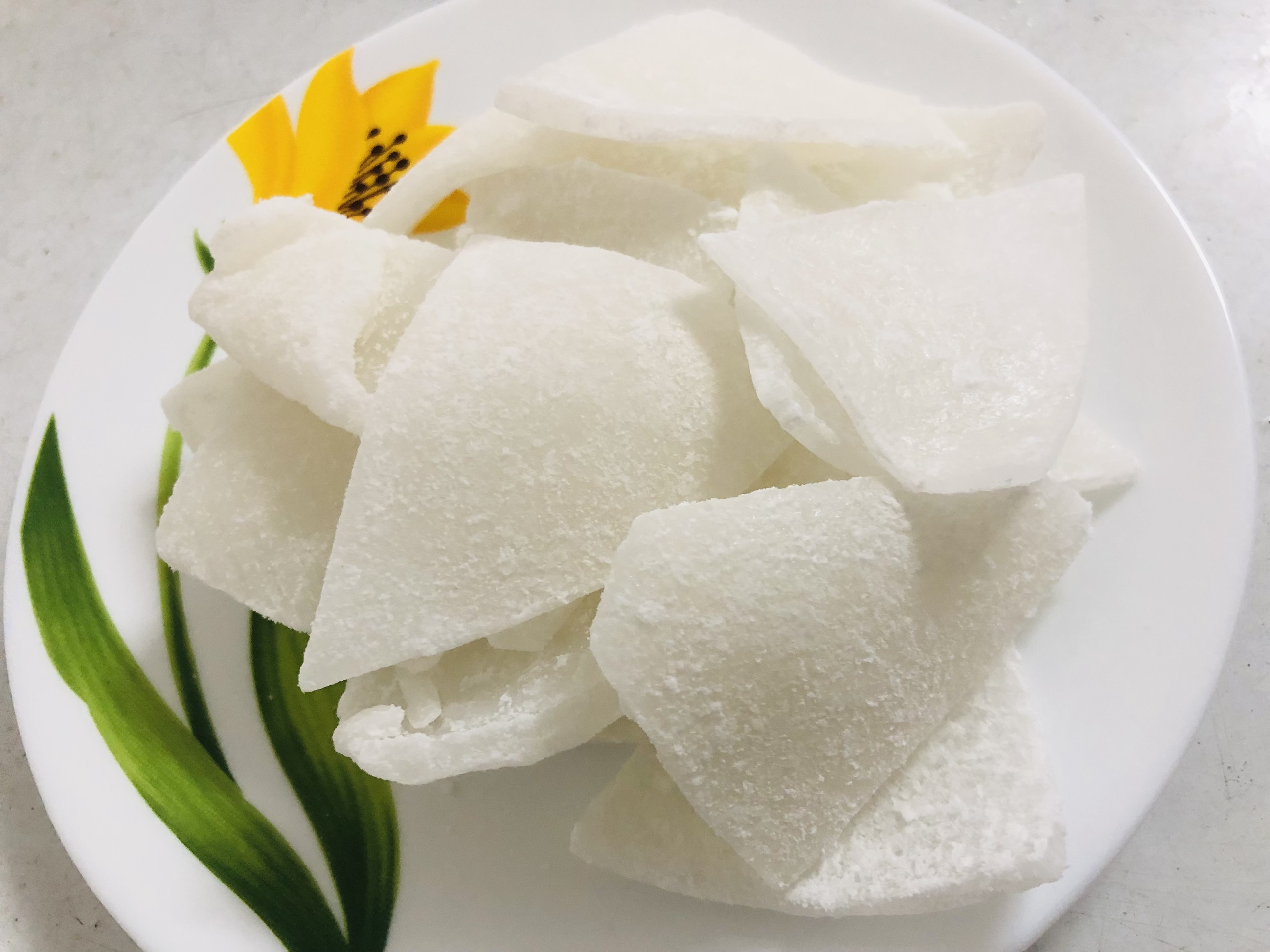 500g mứt dừa non bến tre dạng miếng