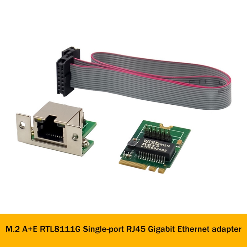 M.2 A+E Single Port RJ45 Gigabit Network Card PCB Network Card