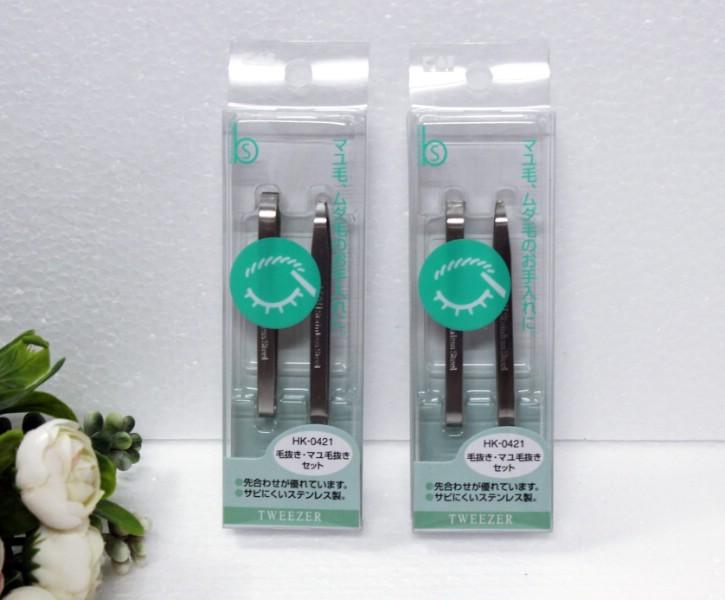 Set 2 nhíp inox KAI - Hàng Nhật nội địa