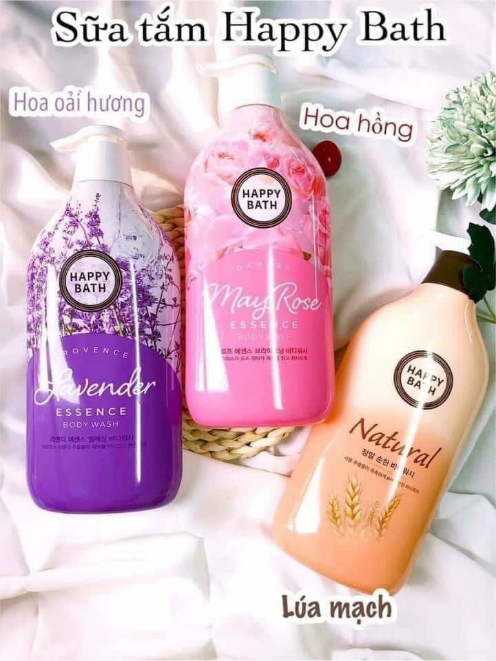 [ Hàng Chính Hãng] Sữa Tắm Happy Bath Hàn Quốc 900ml