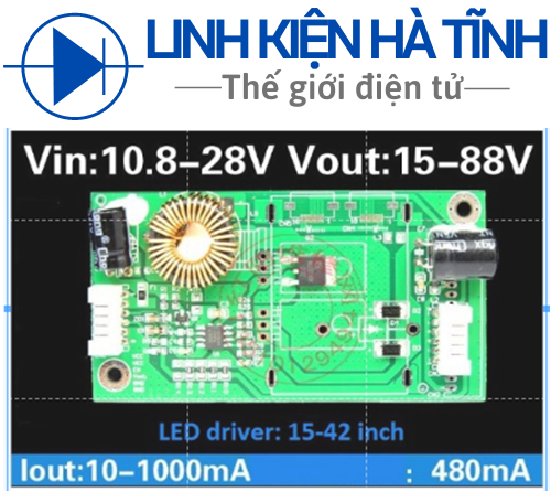 Mạch độ cao áp Led tivi bo cao áp tivi led 15-42'