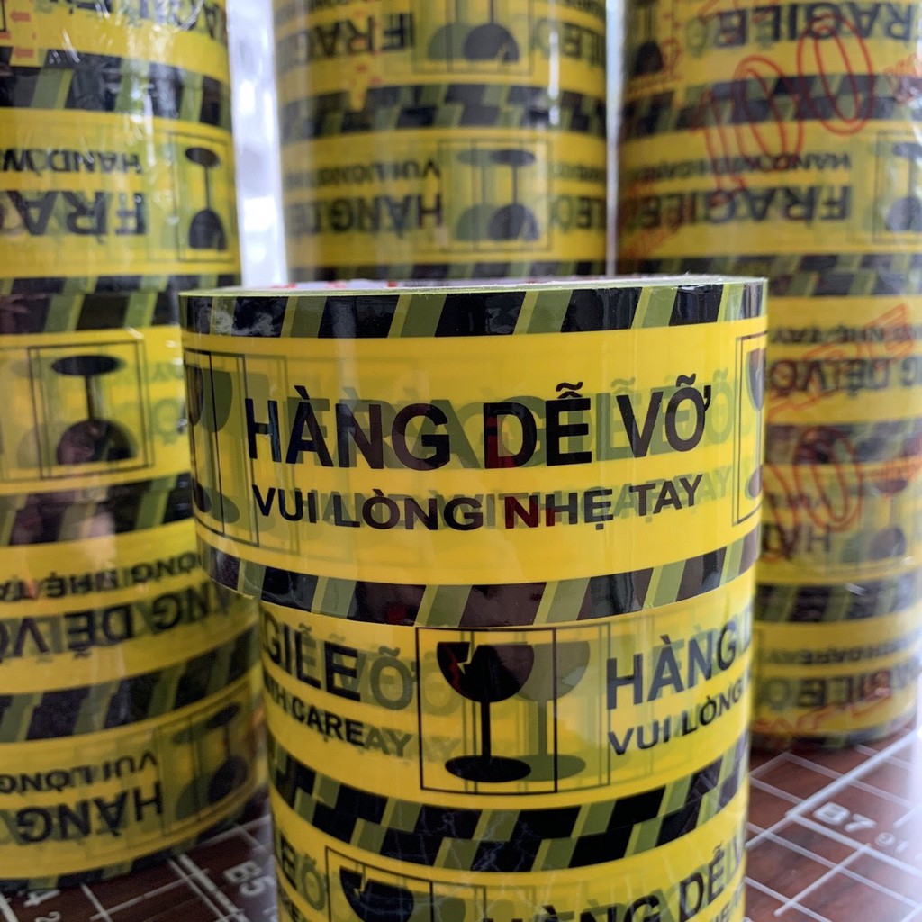 Cuộn băng keo Hàng Dễ Vỡ - Bản 48mm 100Y