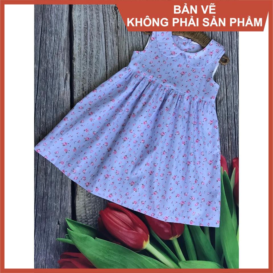 Rập giấy đầm cổ sen sát nách mã R341 (BẢN VẼ)