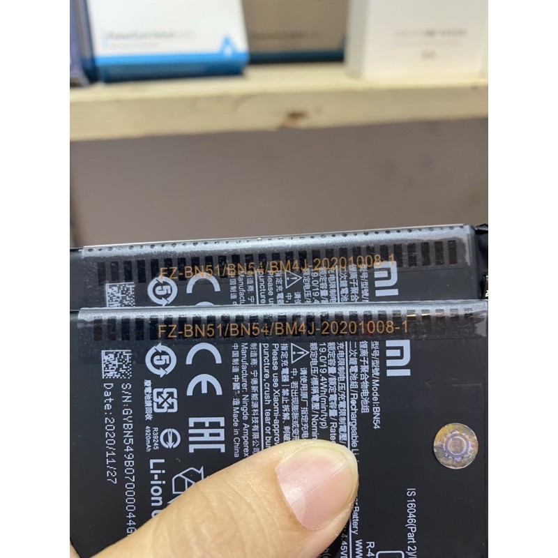 Pin xiaomi redmi note9 bn54 Zin Máy