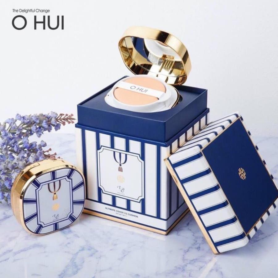 Phấn nước Ohui Ultimate Cover CC Cushion Special, phấn nước ohui 2 lõi mã MP61