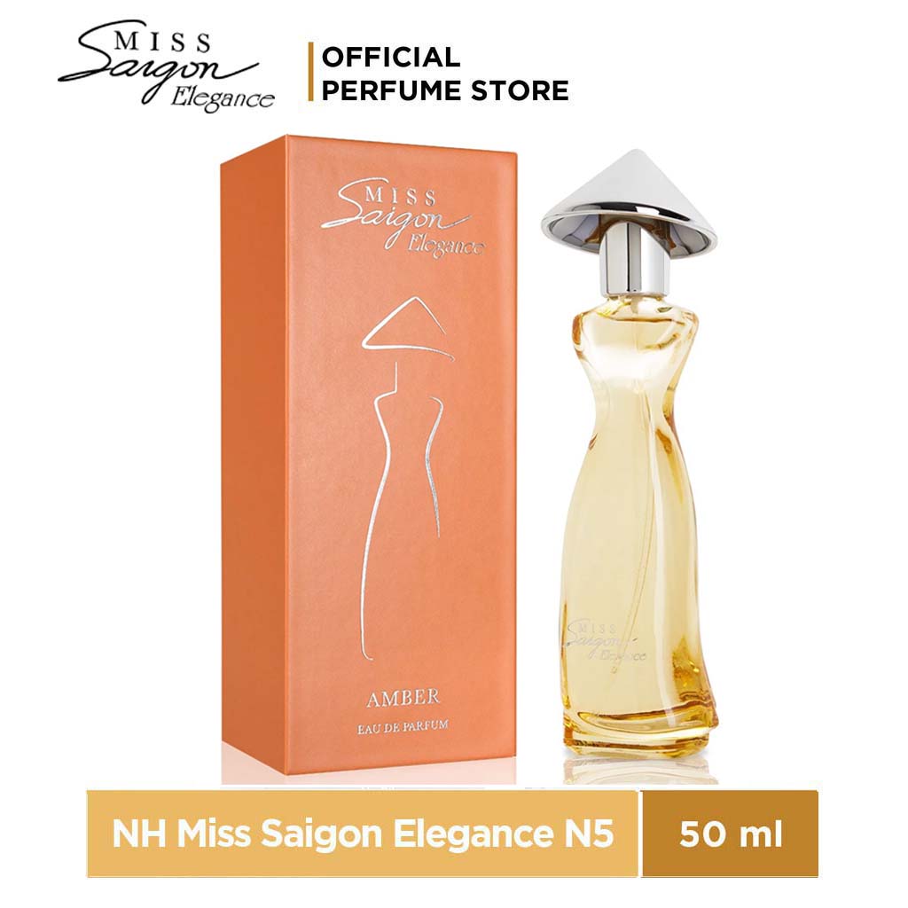 Nước hoa Miss Saigon Elegance N5 – Màu vàng cam