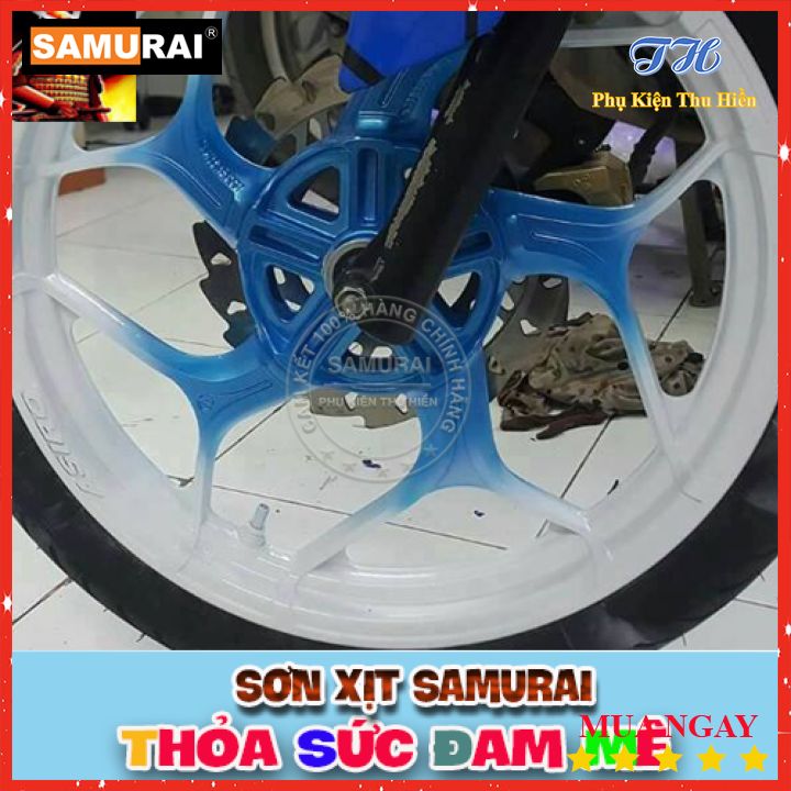[HCM]Sơn Xịt Samurai Màu Trắng - Mã 2/102