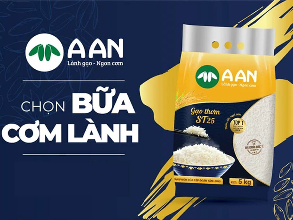 [HCM ship 2h] Gạo Thơm ST25 Gạo A An Túi 5 Kg