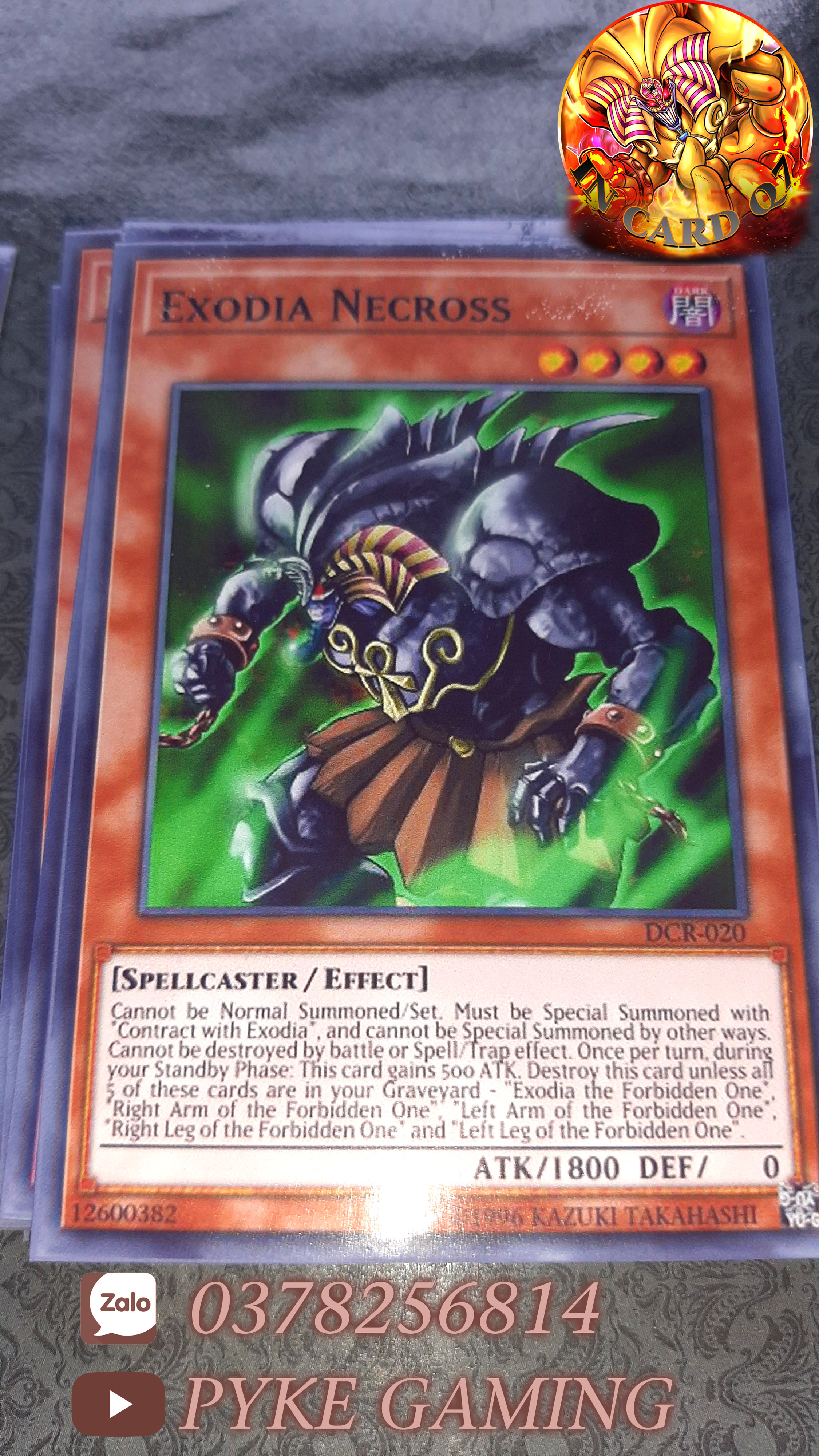 Pack 18 Lá Bài Yugioh  Exodia (Bài in Giấy Bóng Chất Lượng Cao)