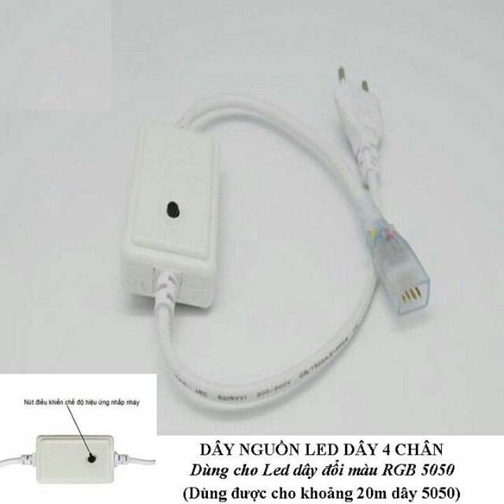 CUỘN DÂY LED 5050 ĐỔI 7 MÀU (DÀI 100M)