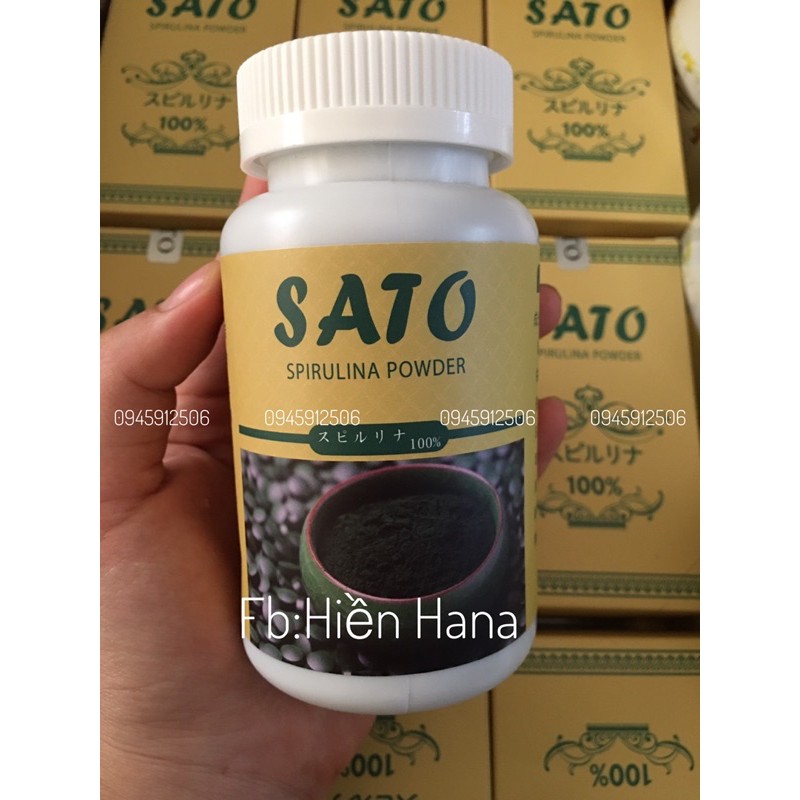 Tảo Xoắn SATO dạng bột(Cấy tảo nano trắng sáng da)