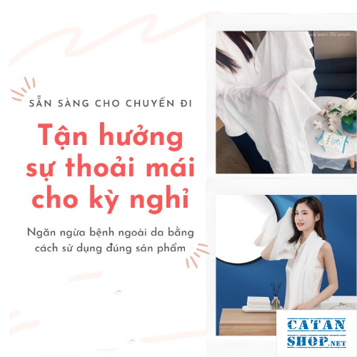 01 Khăn Tắm Viên Nén Du Lịch Túi Đỏ (70x140cm) Dùng Một Lần, Khăn Tắm Cotton Tiện Lợi, Đa Năng Thấm Nước Tốt GD650-KDo-140
