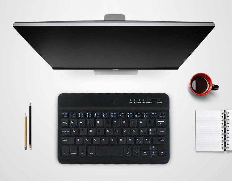 Bàn phím không dây Bluetooth F8S siêu mỏng siêu nhẹ cho Android / IPad / IPhone - Phụ Kiện 365