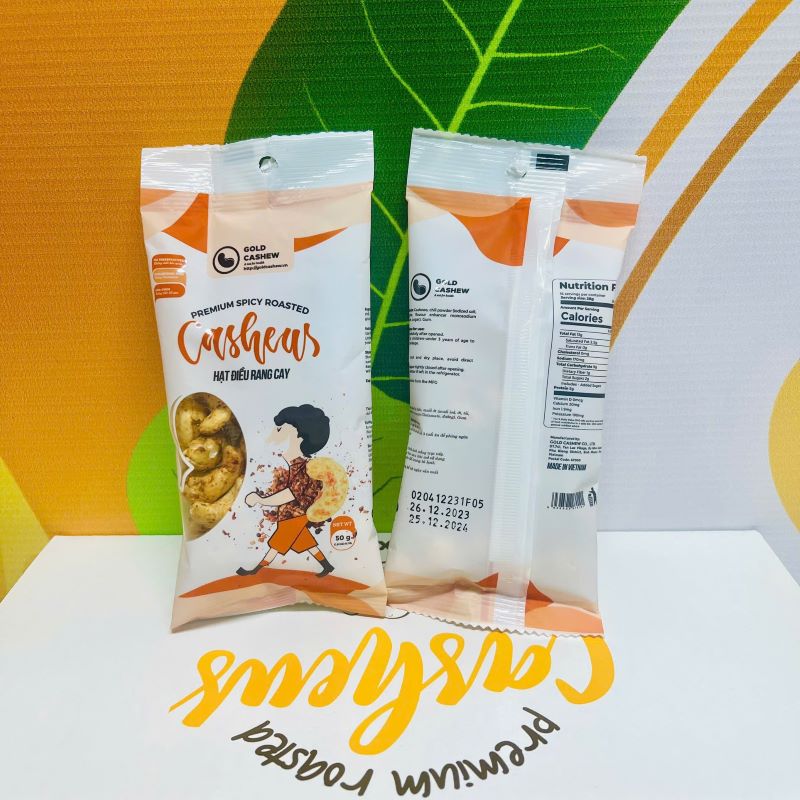 Hạt Điều Rang Cay Cao Cấp 50gr