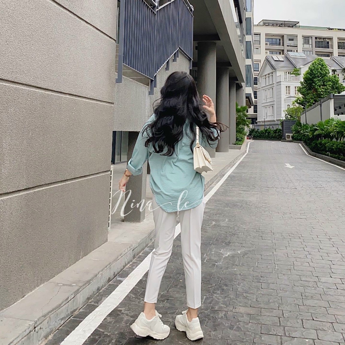Áo Sơ Mi Dài Tay Basic From Rộng Chất Đũi Hàng Loại Đẹp