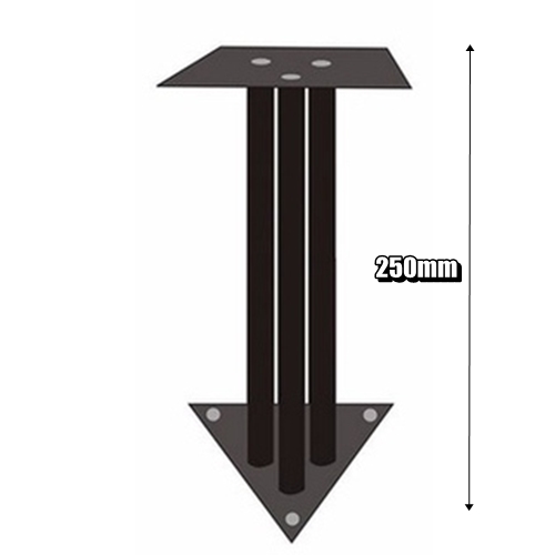 [HCM]Chân để loa bằng sắt Màu Đen 3 Tấc