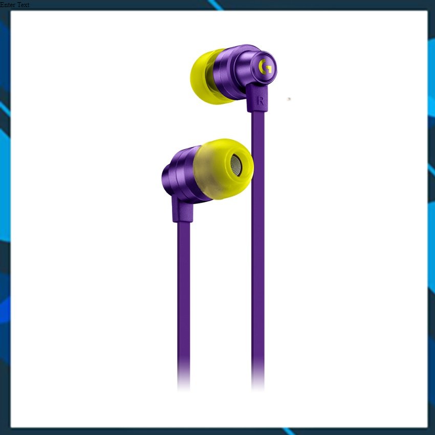 Tai nghe Logitech G333 Đen/Trắng/Tím thiết kế vỏ nhôm sang trọng, thoải mái điều chỉnh âm